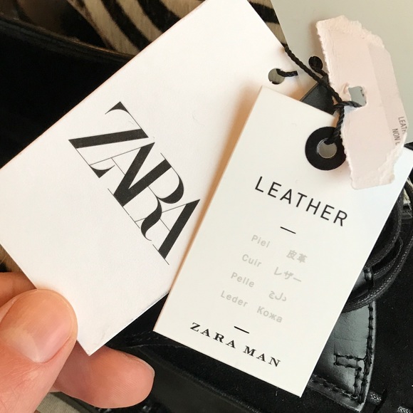 Zara men’s Suede Leather Zebra print shoes - Picture 7 of 7